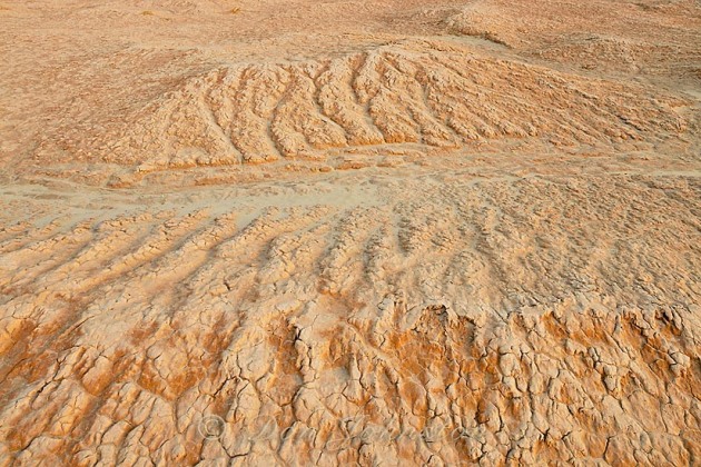 Mesquite Sand dunes- hardpan mud and sand